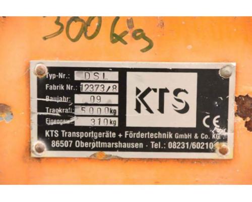 Schwerlast-Transportwagen 5000 kg von KTS – DSL 2000/1000/H610 mm - Bild 5