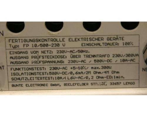 Prüfgerät für elektrische Geräte von BE – LP10/500-230 - Bild 9