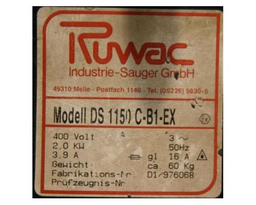 Industriestaubsauger von Ruwac – DS1150C-B1-EX - Bild 6