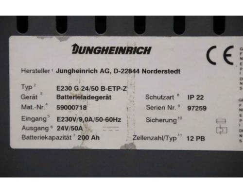 Ladegerät für Stapler 24 V/50 A von Jungheinrich – E230 G 24/70 B-ET PLUS - Bild 11