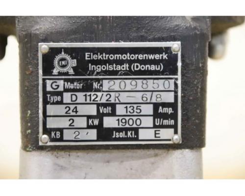 Hydraulikpumpe 24 V 2 kW von Plessey EMI – A096X D 112/2R-6/8 - Bild 4