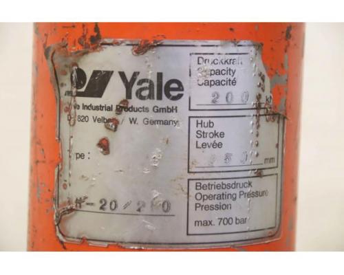 Hydraulikzylinder 700 bar von Yale – H-20/250 Hub 250 mm - Bild 4