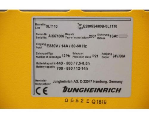 Ladegerät für Stapler 24 V/80 A von Jungheinrich – E230 G 24/80 B-SLT 100 - Bild 9