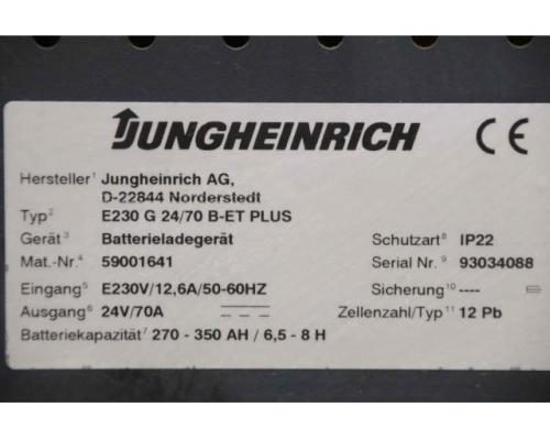 Ladegerät für Stapler 24 V/70 A von Jungheinrich – E230 G 24/70 B-ET PLUS - Bild 7