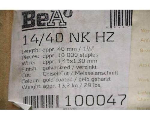 Heftklammern 10000 Stück von BeA – 14/40 NK HZ 40 mm - Bild 5