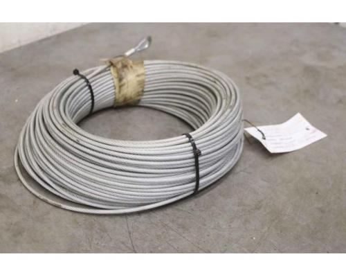 Drahtseil Ø4 mm 102 m von Stahl – 6×7 FC PVC transp. - Bild 2