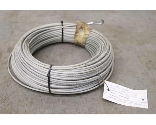 Drahtseil Ø4 mm 102 m von Stahl – 6×7 FC PVC transp. - Bild 3