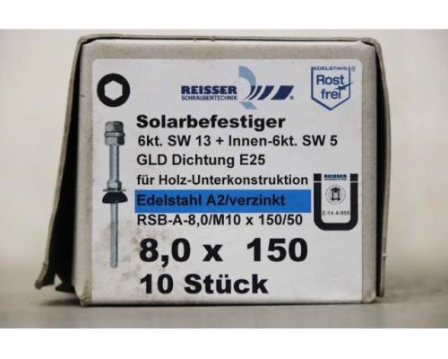 Solarbefestiger 8,0 x 150 10 Stück von Reisser – RSB-A-8,0/M10 x 150/50 - Bild 4