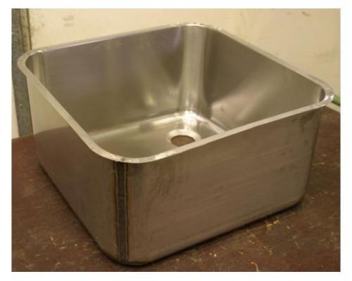 Handwaschbecken von Edelstahl – Typ 450/450/H250 mm - Bild 1