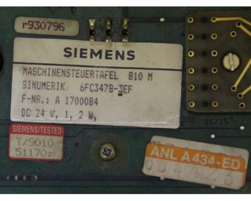 Maschinensteuertafel von Siemens – Sinumerik 6FC3478-3EF - Bild 4