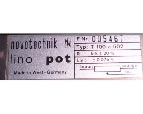 Wegaufnehmer von Novotechnik – T 100 a 502 - Bild 4