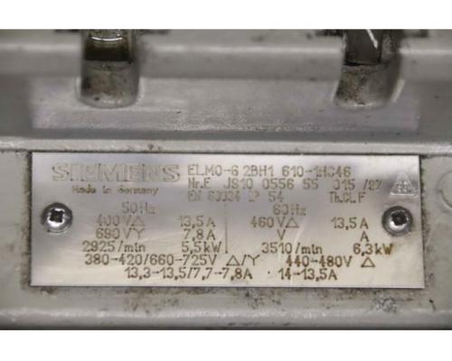 Seitenkanalverdichter 5,5 kW von Siemens – Elmo-G 2BH1 610-1HC46 - Bild 5