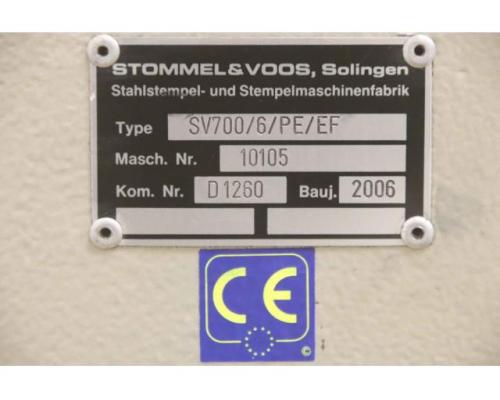Druck-Präge-Stempelmaschine von Stommel & Voos – SV700/6/PE/EF - Bild 4