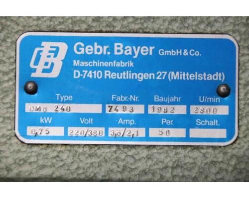 Werkzeugschleifmaschine von Bayer – DMB 240 2 Stationen - Bild 4