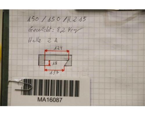 Werkzeugschleifmaschine Aufspannwinkel von unbekannt – 150/150/H215 mm - Bild 10