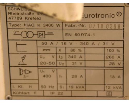 Schutzgasschweißgerät 340 A von Eurotronic – MAC K3400W - Bild 9