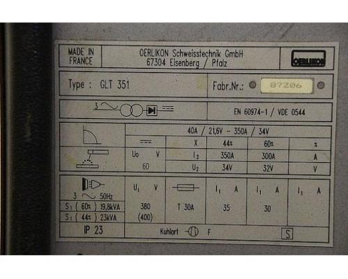 Elektrodenschweißgerät 350 A von Oerlikon – GLT 351 - Bild 6