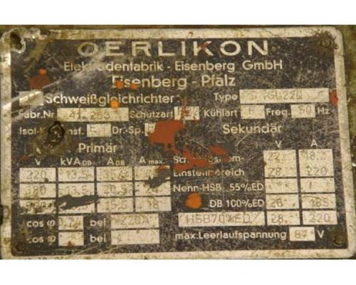 Schweißgleichrichter 220 A von OERLIKON – GL220 - Bild 6