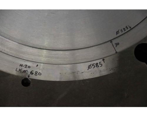 Aufspannplatte mit T Nuten von Stahl – Durchmesser 1200 mm - Bild 8