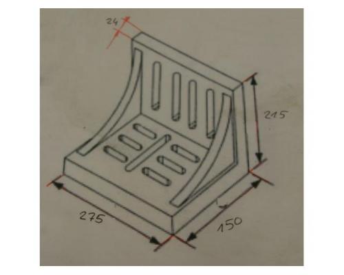Aufspannwinkel von Guss – 275/150/H215 mm - Bild 4