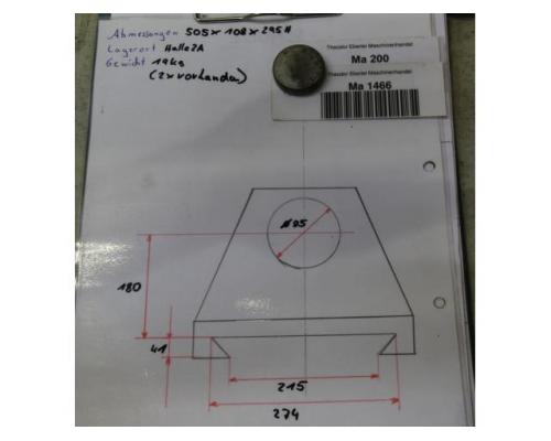 Gegenlager für Fräsmaschine von unbekannt – Bohrung 85 mm - Bild 5