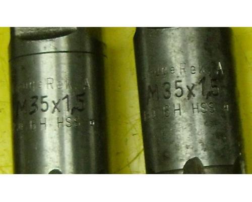 Gewindebohrer 7 Stück von Stahl – verschiedene Durchmesser - Bild 4