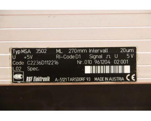 Digital-Maßstab für Abkantpresse von RSF Elektronik HACO – MSA 3502 270 mm PPES 30135 - Bild 4