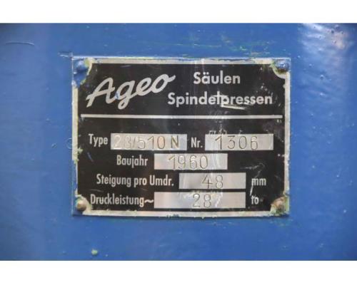 Spindelpresse 28 ton von Ageo – 28/510N - Bild 4