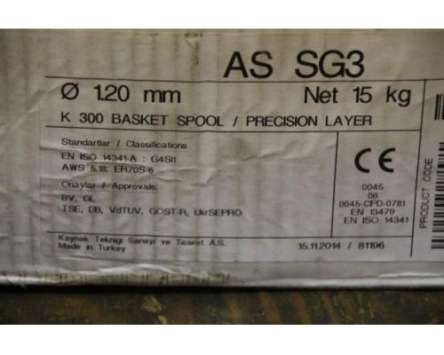 Schweißdraht 0,8 mm Gewicht 15 kg von Kaynak – AS SG3 - Bild 11