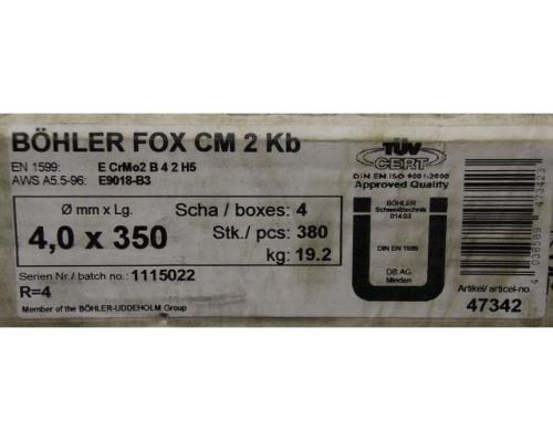 Stabelektroden Schweißelektroden 4,0 x 350 von Böhler – FOX CM 2 Kb - Bild 4