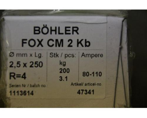 Stabelektroden Schweißelektroden 2,5 x 250 von Böhler – FOX CM 2 Kb - Bild 15