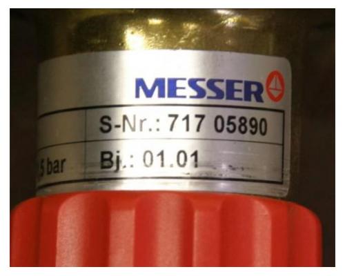 Druckminderer 25 bar von Messer Griesheim – ET2000A - Bild 6