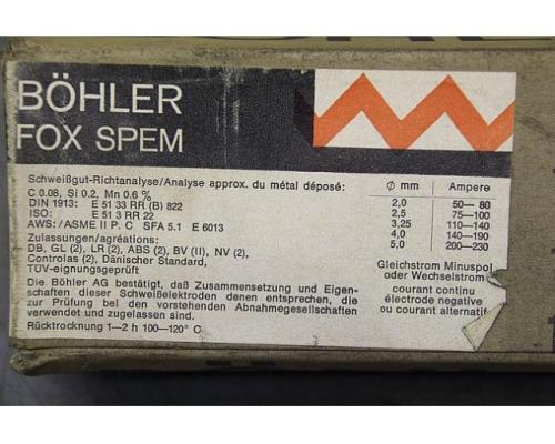 Stabelektroden Schweißelektroden 3,25 x 350 von Böhler – FOX SPEM - Bild 4
