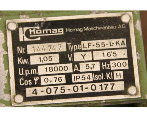 Fräsmotor für Kantenbearbeitungsmaschinen von Homag – LF-55-L-KA - Bild 5