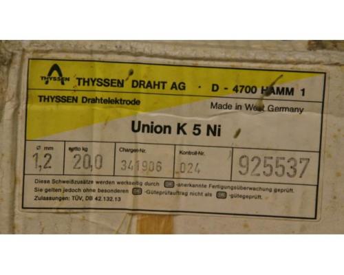 Schweißdraht  1,2 mm  netto Gewicht 15 kg von THYSSEN – Union K5 Ni - Bild 2