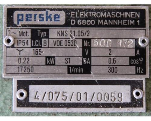 Fräsmotor für Kantenbearbeitungsmaschinen von Perske – KNS 21.05-2 - Bild 6