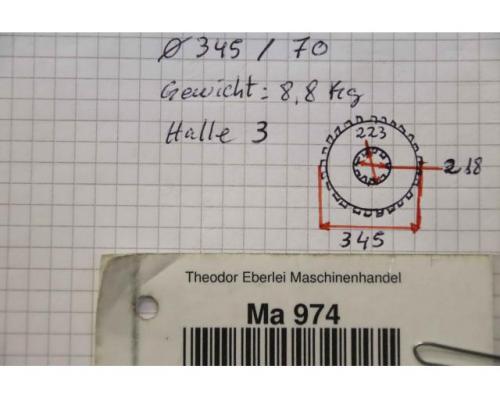 Kupplungszahnrad von unbekannt – Ø 345 mm - Bild 9