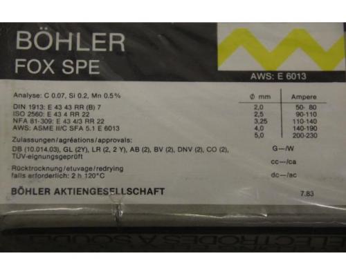 Stabelektroden Schweißelektroden 2,5 x 250 von Böhler – FOX SPE - Bild 9
