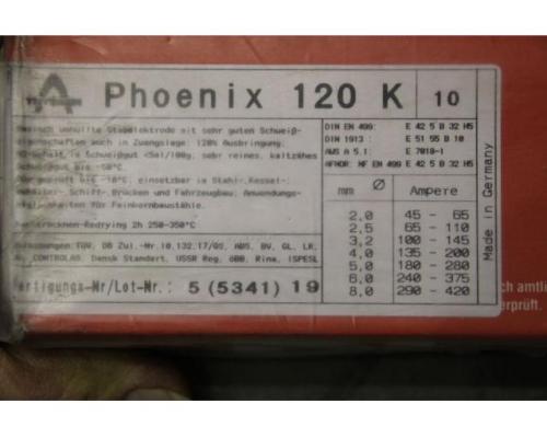 Stabelektroden Schweißelektroden 4,0 x 450 von Thyssen – Phoenix 120 K/10 - Bild 15
