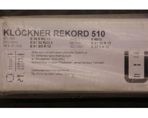 Stabelektroden Schweißelektroden 4,0 x 350 von Klöckner – REKORD 510 - Bild 4