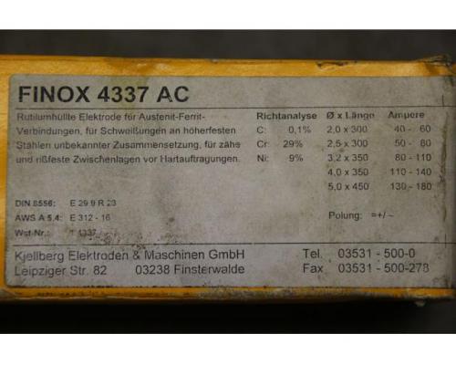 Stabelektroden Schweißelektroden 4,0 x 350 von Kjellberg – FINOX 4337 AC - Bild 4