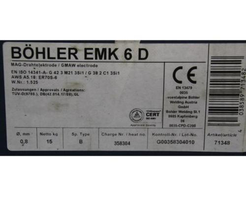 Schweißdraht 0,8 mm von Böhler – EMK 6 D - Bild 8