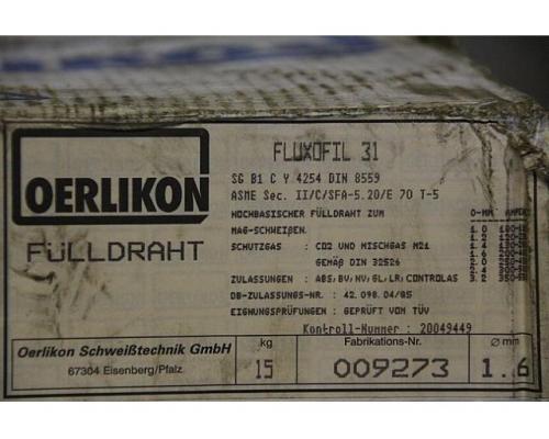 Schweißdraht 1,6 mm   Gewicht 15 kg von Oerlikon – Fluxofil 31 - Bild 4