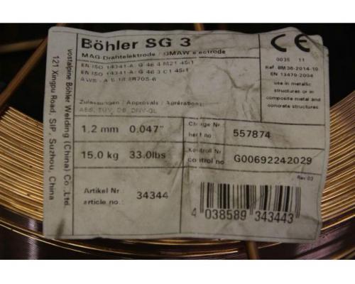 Schweißdraht 1,2 mm Gewicht 14 kg von Böhler – SG 3 - Bild 4