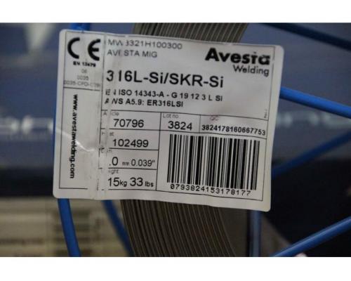 Schweißdraht 1,0 mm Gewicht 15 kg von Avesta – 316L-Si/SKR-Si - Bild 4