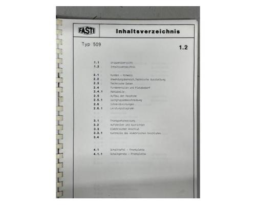 FASTI 509 - TCHE 12/4 Betriebsanleitung für Hydraulische Tafelschere - Bild 3