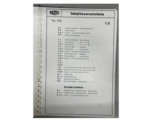FASTI 509 - TCHE 12/4 Betriebsanleitung für Hydraulische Tafelschere - Bild 6
