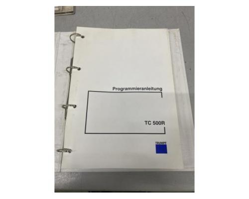 TRUMPF TC 500 R = TRUMATIC 500 Rotation Programmieranleitung, Handbuch für CNC Stanz Nibbe - Bild 3