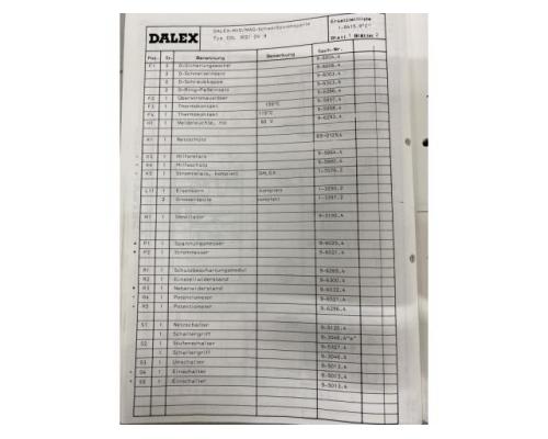 DALEX CGL 302 / DV 8 Bedienungsanleitung, Betriebsanleitung, Stromlaufp - Bild 3