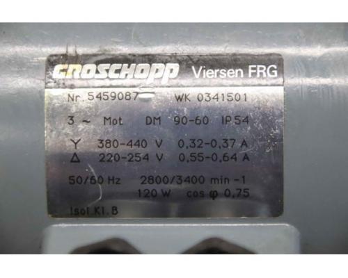 Getriebemotor 0,12 kW 112 U/min von Groschopp – Z 20  WK 0341501 - Bild 6